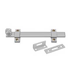 Deltana [8SSB32D] Stainless Steel Door Slide Bolt - Surface - Heavy Duty - Brushed Finish - 8&quot; L