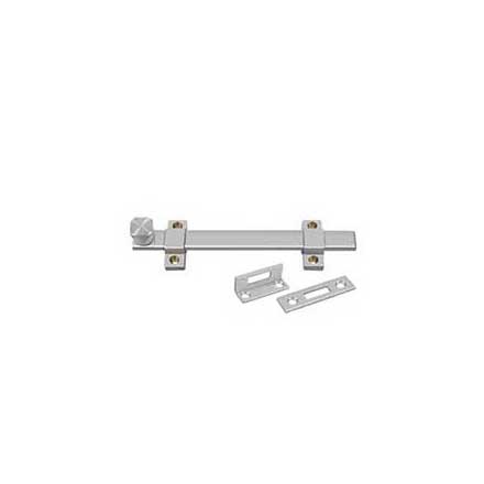 Deltana [8SSB32D] Stainless Steel Door Slide Bolt - Surface - Heavy Duty - Brushed Finish - 8&quot; L