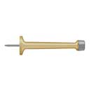 Deltana [BDS425U4] Solid Brass Door Baseboard Bumper - Traditional - Brushed Brass Finish - 4" L