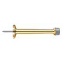 Deltana [BDS425CR003] Solid Brass Door Baseboard Bumper - Traditional - Polished Brass (PVD) Finish - 4&quot; L