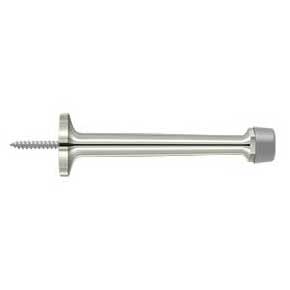 Deltana [BDS425U14] Solid Brass Door Baseboard Bumper - Traditional - Polished Nickel Finish - 4" L