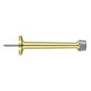 Deltana [BDS425U3-UNL] Solid Brass Door Baseboard Bumper - Traditional - Polished Brass (Unlacquered) Finish - 4&quot; L