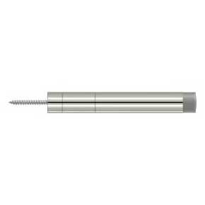 Deltana [BDS450U14] Solid Brass Door Baseboard Bumper - Extendable - Polished Nickel Finish - 4 1/2" L