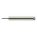 Deltana [BDS450U14] Solid Brass Door Baseboard Bumper - Extendable - Polished Nickel Finish - 4 1/2&quot; L