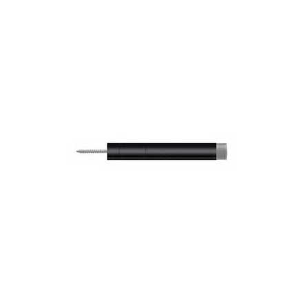 Deltana [BDS450U19] Solid Brass Door Baseboard Bumper - Extendable - Paint Black Finish - 4 1/2&quot; L