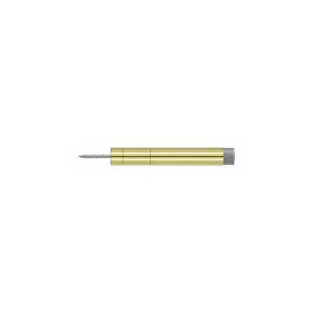 Deltana [BDS450U3] Solid Brass Door Baseboard Bumper - Extendable - Polished Brass Finish - 4 1/2&quot; L