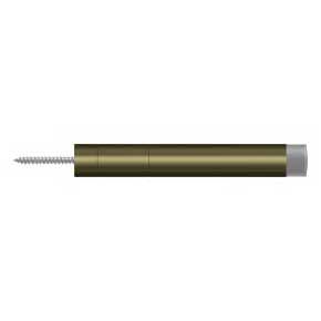 Deltana [BDS450U5] Solid Brass Door Baseboard Bumper - Extendable - Antique Brass Finish - 4 1/2" L