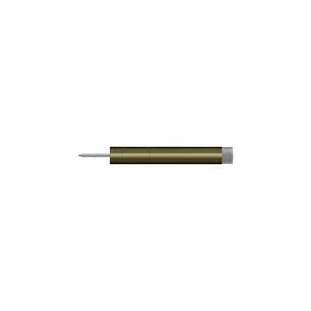 Deltana [BDS450U5] Solid Brass Door Baseboard Bumper - Extendable - Antique Brass Finish - 4 1/2&quot; L