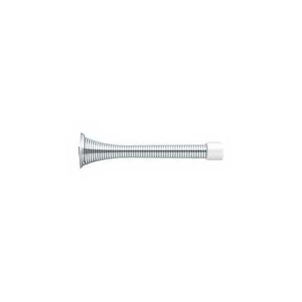 Deltana [SDS375U26] Steel Door Baseboard Bumper - Heavy Duty Spring - Polished Chrome Finish - 3 3/4&quot; L