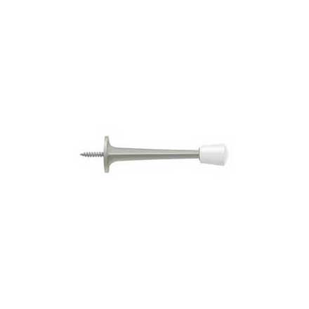 Deltana [ZBDS30U15] Die Cast Zinc Door Baseboard Bumper - Traditional - Brushed Nickel Finish - 3 5/8" L