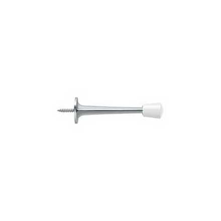 Deltana [ZBDS30U26] Die Cast Zinc Door Baseboard Bumper - Traditional - Polished Chrome Finish - 3 5/8&quot; L