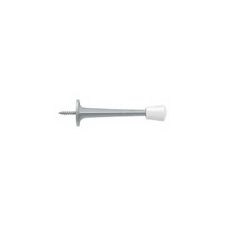 Deltana [ZBDS30U26D] Die Cast Zinc Door Baseboard Bumper - Traditional - Brushed Chrome Finish - 3 5/8&quot; L
