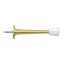 Deltana [ZBDS30U3] Die Cast Zinc Door Baseboard Bumper - Traditional - Polished Brass Finish - 3 5/8&quot; L