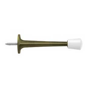 Deltana [ZBDS30U5] Die Cast Zinc Door Baseboard Bumper - Traditional - Antique Brass Finish - 3 5/8" L