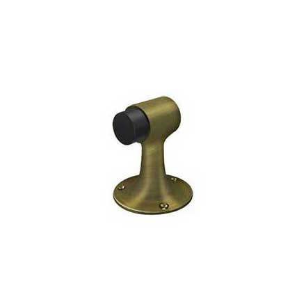 Deltana [DSF3225U5] Solid Brass Door Floor Bumper - Heavy Duty - Antique Brass Finish - 3" L