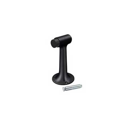 Deltana [DSF600U19] Solid Brass Door Floor Bumper - Heavy Duty - Paint Black Finish - 6&quot; L