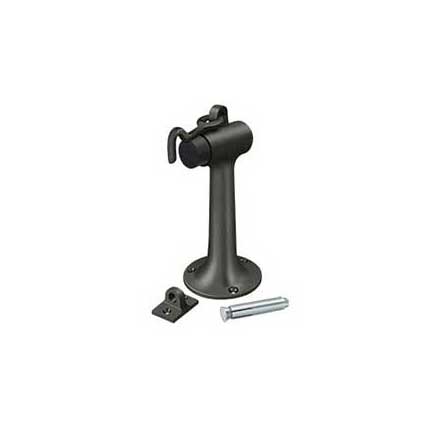 Deltana [DSF630U10B] Solid Brass Door Floor Bumper - Heavy Duty w/ Hook - Oil Rubbed Bronze Finish - 6" L