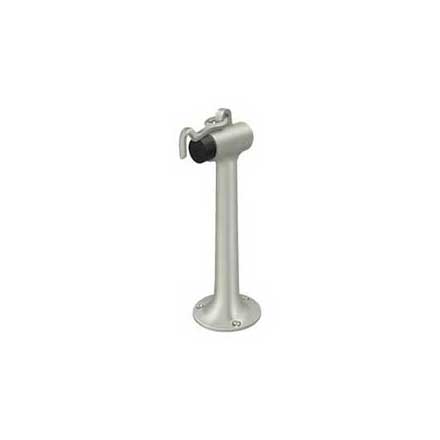 Deltana [DSF830U15] Solid Brass Door Floor Bumper - Heavy Duty w/ Hook - Brushed Nickel Finish - 8&quot; L