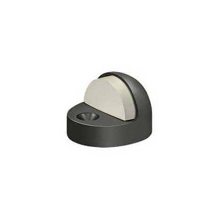 Deltana [DSHP916U10B] Solid Brass Door Dome Floor Bumper - High Profile - Oil Rubbed Bronze Finish - 1 3/8" H