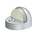Deltana [DSHP916U26] Solid Brass Door Dome Floor Bumper - High Profile - Polished Chrome Finish - 1 3/8" H