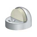 Deltana [DSHP916U26] Solid Brass Door Dome Floor Bumper - High Profile - Polished Chrome Finish - 1 3/8&quot; H