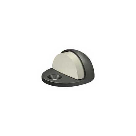 Deltana [DSLP316U10B] Solid Brass Door Dome Floor Bumper - Low Profile - Oil Rubbed Bronze Finish - 1&quot; H