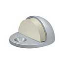 Deltana [DSLP316U26D] Solid Brass Door Dome Floor Bumper - Low Profile - Brushed Chrome Finish - 1" H