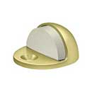 Deltana [DSLP316U3] Solid Brass Door Dome Floor Bumper - Low Profile - Polished Brass Finish - 1" H