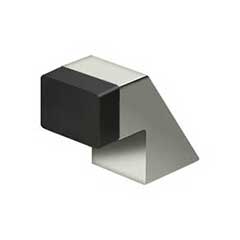 Deltana [FDB125U14] Solid Brass Door Universal Floor Bumper - Contemporary - Polished Nickel Finish - 1 1/4&quot; L
