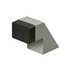 Deltana [FDB125U15] Solid Brass Door Universal Floor Bumper - Contemporary - Brushed Nickel Finish - 1 1/4&quot; L