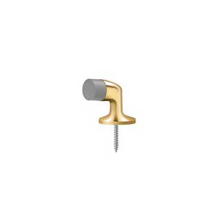Deltana [FDB138CR003] Solid Brass Door Floor Bumper - Polished Brass (PVD) Finish - 1 3/8" L