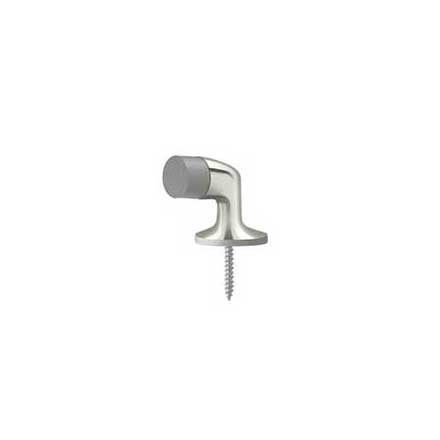 Deltana [FDB138U14] Solid Brass Door Floor Bumper - Polished Nickel Finish - 1 3/8" L