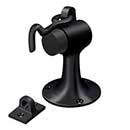 Deltana [SAHF358U19] Solid Brass Door Floor Bumper - Hook & Eye - Paint Black Finish - 3 3/4" L