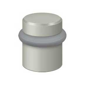 Deltana [UFB4505U15] Solid Brass Door Universal Floor Bumper - Round - Brushed Nickel Finish - 1 1/2" L