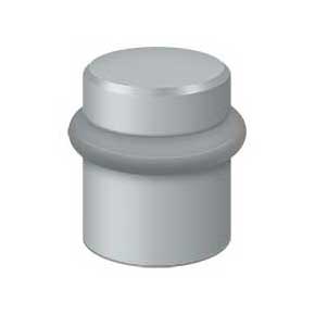 Deltana [UFB4505U26D] Solid Brass Door Universal Floor Bumper - Round - Brushed Chrome Finish - 1 1/2" L