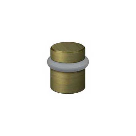 Deltana [UFB4505U5] Solid Brass Door Universal Floor Bumper - Round - Antique Brass Finish - 1 1/2" L