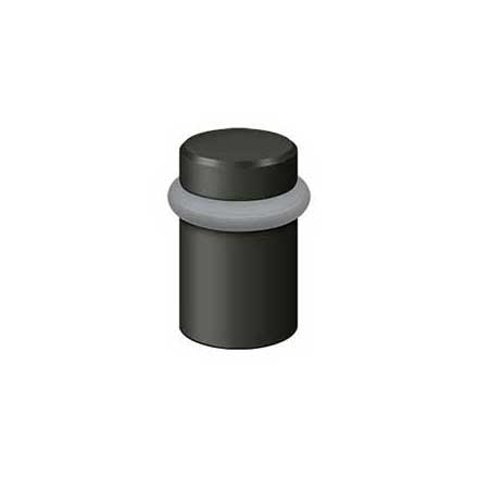 Deltana [UFB5000U10B] Solid Brass Door Universal Floor Bumper - Round - Oil Rubbed Bronze Finish - 2" L