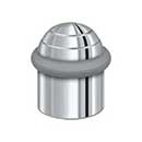 Deltana [UFBD4505U26] Solid Brass Door Universal Floor Bumper - Round Dome Cap - Polished Chrome Finish - 1 5/8" L