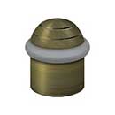 Deltana [UFBD4505U5] Solid Brass Door Universal Floor Bumper - Round Dome Cap - Antique Brass Finish - 1 5/8" L