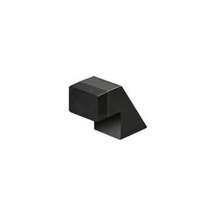 Deltana [FDB125U10B] Solid Brass Door Universal Floor Bumper - Contemporary - Oil Rubbed Bronze Finish - 1 1/4" L