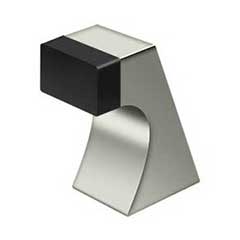 Deltana [FDB250U14] Solid Brass Door Universal Floor Bumper - Contemporary - Polished Nickel Finish - 2 1/2&quot; L
