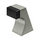 Deltana [FDB250U15] Solid Brass Door Universal Floor Bumper - Contemporary - Brushed Nickel Finish - 2 1/2" L