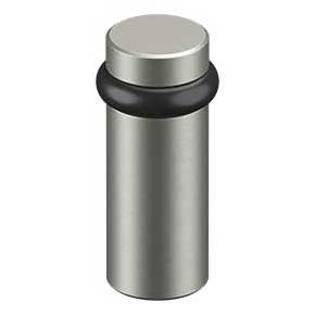 Deltana [UFB6000U15] Solid Brass Door Universal Floor Bumper - Round - Brushed Nickel Finish - 3" L