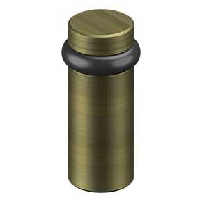 Deltana [UFB6000U5] Solid Brass Door Universal Floor Bumper - Round - Antique Brass Finish - 3" L
