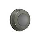 Deltana [WB100U15A] Solid Brass Door Flush Mount Wall Bumper - Convex - Antique Nickel Finish - 1" Dia.