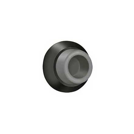 Deltana [WB178U10B] Solid Brass Door Flush Mount Wall Bumper - Concave - Oil Rubbed Bronze Finish - 1 7/8&quot; Dia.