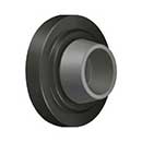 Deltana [WB238U10B] Solid Brass Door Flush Mount Wall Bumper - Concave - Oil Rubbed Bronze Finish - 2 3/8&quot; Dia.