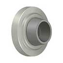 Deltana [WB238U15] Solid Brass Door Flush Mount Wall Bumper - Concave - Brushed Nickel Finish - 2 3/8&quot; Dia.