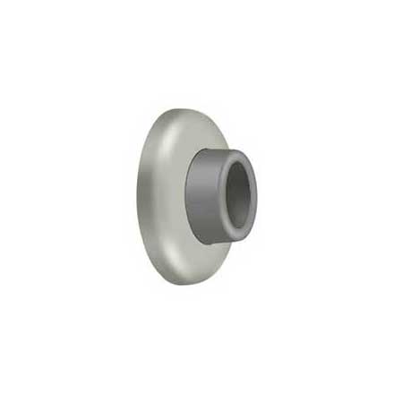 Deltana [WB250U15] Steel Door Flush Mount Wall Bumper - Concave - Brushed Nickel Finish - 2 1/2" Dia.