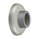 Deltana [WB250U15] Steel Door Flush Mount Wall Bumper - Concave - Brushed Nickel Finish - 2 1/2" Dia.